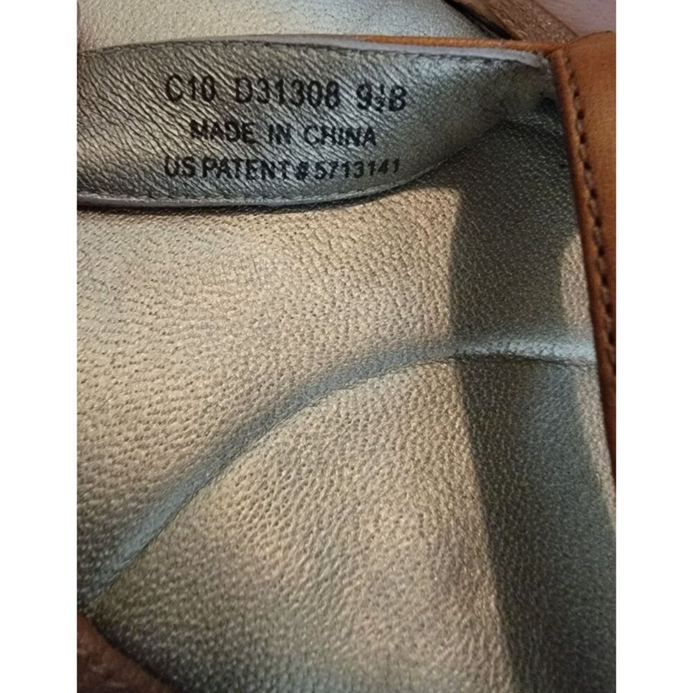 Cole Haan Womens Tan Open-Toe Sandals With Nike Air Sole & White Accent Size 9.5 - Picture 7 of 7